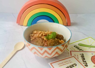 Wellbeing Food Co - Lamb Kofta Vegetables Coucous - Childcare Catering - Healthy Kids Meals