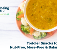 nut-free, mess-free toddler snacks packed for daycare
